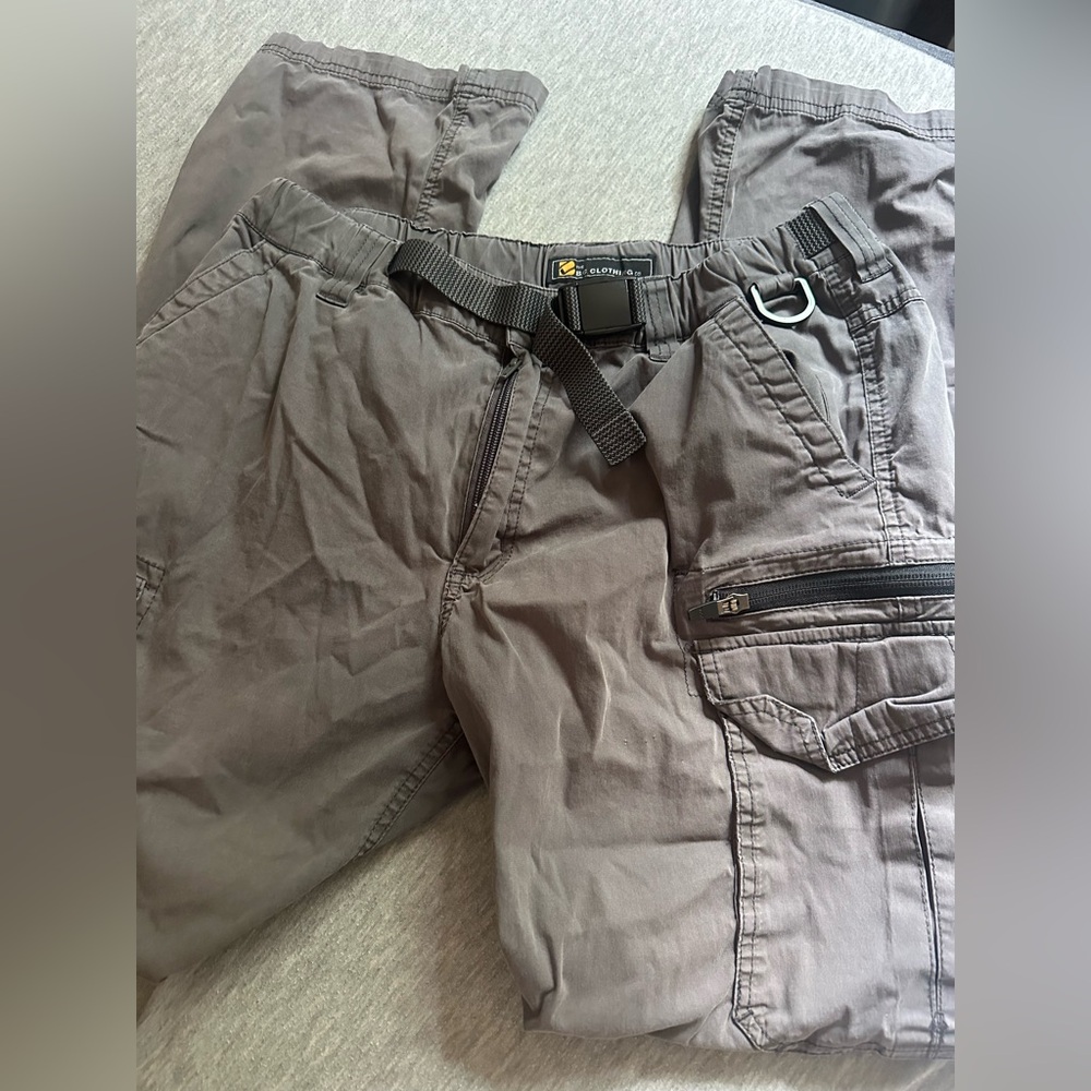 Men's Gray Cargo Pants